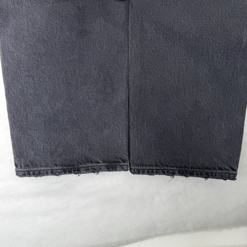 Agolde Jeans Womens 25 Blue 90s Pinch Waist High Rise Straight Button Fly Black - Picture 7 of 14